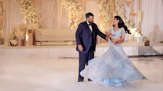 Bride and Groom's BEAUTIFUL First Dance at their Indian Wedding - 4K