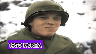 [4K, 60fps] 1950 Korea - Christmas, Korean War