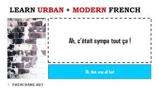 Real Audio Urban French I Interactive Missing Word Challenge # Episode 03