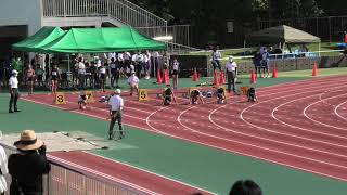 第１回江東区土曜競技会　小学生高学年女子１００ｍ　寧々　莉央奈