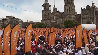 Mexican President Sheinbaum delivers report on first 100 days in office