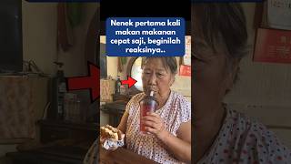 Nenek Coba Makanan Cepat Saji