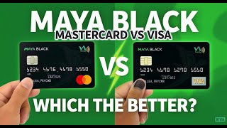 Maya Black Mastercard vs Visa 2025 (Which Card is Better?)
