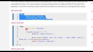 Creating a Simple To Do List App in PHP Tutorial Demo