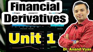 Financial Derivatives Unit 1 | Meaning, types of Derivatives | Future and Forward Contract | MBA