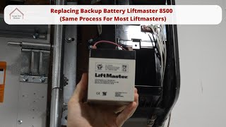 Replacing Backup Battery Liftmaster 8500  Same Process For Most Liftmasters