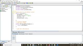 Java Invoice Class Part 1