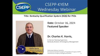 KQS for PIOs, CSEPP Wednesday Webinar, 16 OCT 2024