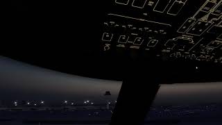 X Plane 11 Boeing 747-400 mSparks Wamos Air Taxi and Take Off LEMD Rw 36L VTB1T SID Xenviro 1.16