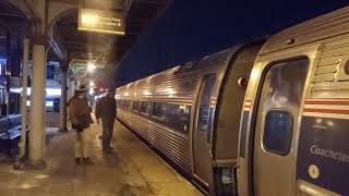 Amtrak Keystone 671 \u0026 NJ Transit Train 7869 at Trenton