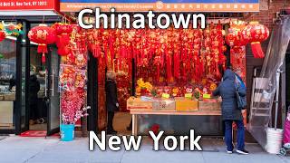 New York City Walking Tour: Manhattan Chinatown, The Oldest in NYC | 4K