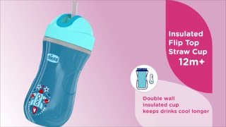 Chicco NaturalFit Insulated Flip Top Straw Trainer