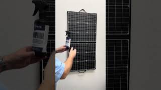 Easy, simple and quick application of Elioxx self-cleaning coating for PV panels #solar #solarpanels