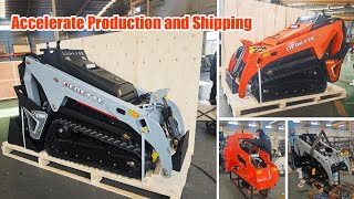 Derette Mini Skid Steer Loader: Accelerating Production and Shipping.