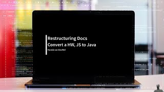 Restructuring Docs: Convert a Hello World from JS to Java - Hands-on DevRel