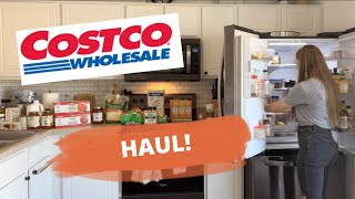 HEALTHY MONTHLY COSTCO HAUL FOR TWO PEOPLE! | blurrytaylor
