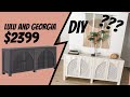 Can I DIY It Cheaper?? DIY Boho Credenza with Cane Webbing | Lulu and Georgia Islay Sideboard Dupe