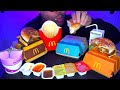 asmr mcdonald s mukbang 먹방 chicken nuggets big mac burgers oreo mcflurry jerry big bites no talking