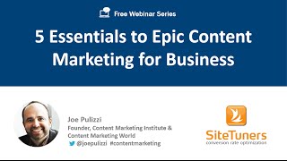 5 Essentials of Epic Content Marketing for Business