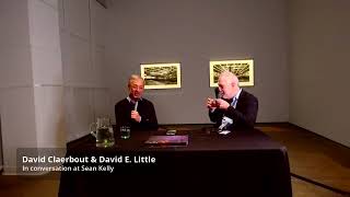 David Claerbout and David E. Little in conversation at Sean Kelly, Tuesday, April 26, 2022