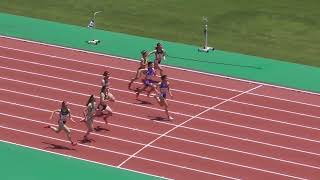 【大林 璃音選手】20230616インターハイ北九州陸上 女子100m準決勝2組