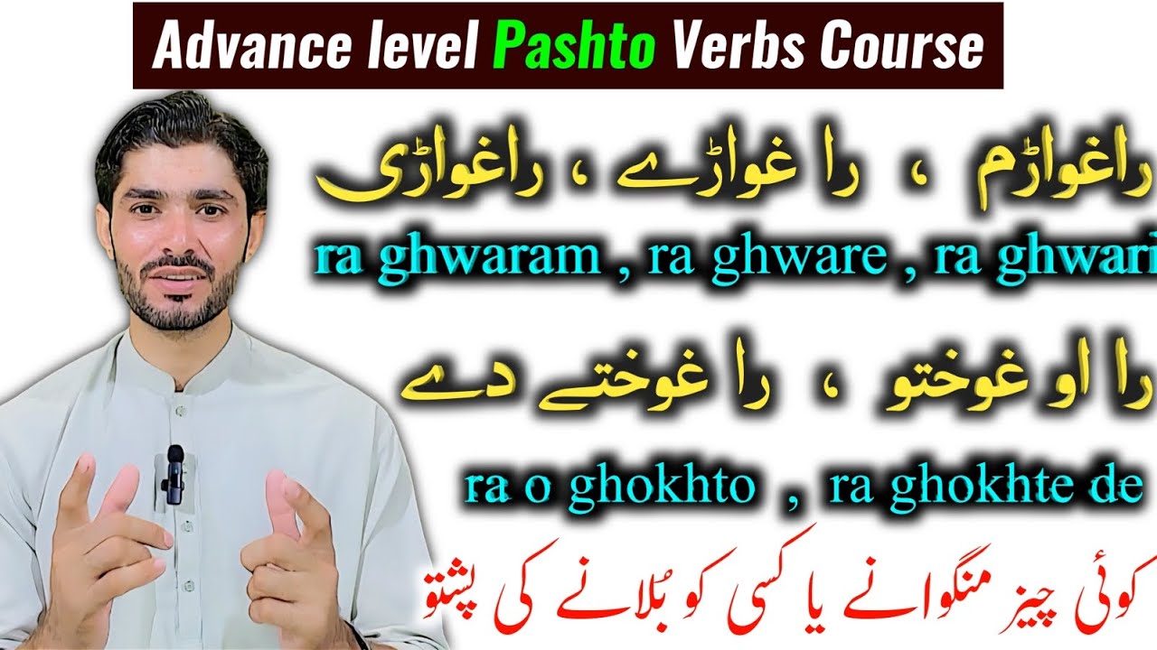 Beginners To Advance Level Pashto Speaking Course Pashto Vocabulary