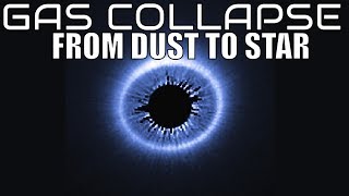 Creating a Star From Dust - Gas Collapse Simulation
