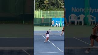 복식 팁-네트앞 전위 움직임(공격과 수비) #tennis #테니스 #정진화테니스레슨