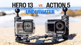 DJI Osmo Action 5 Pro vs GoPro Hero13 - Comparison for Underwater Video