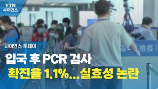 입국 후 PCR 검사 확진율 1.1%...실효성 논란 / YTN 사이언스