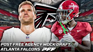 Atlanta Falcons Post Free Agency Mock Draft | PFF