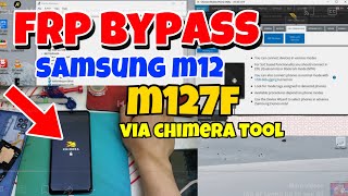 Samsung M12 FRP Bypass | SM-M127f frp bypass using Chimera tool Test point