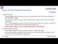 Uwe Ricken on User Defined functions
