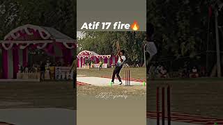 Atif 17 fire what a fantastic batting 😱😎🔥gajab #cricket #viral #trending #shorts #short #sports #1k