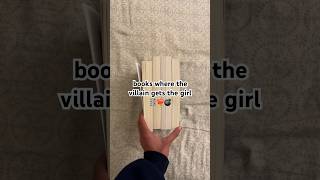 books where she falls for the villain #books #booktube #bookish #shorts