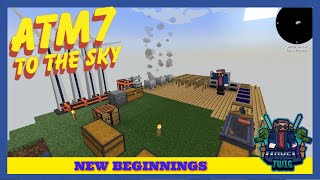 ATM7 To The Sky | S2 Ep 1 | Modded Skyblock Adventure...Fresh Start