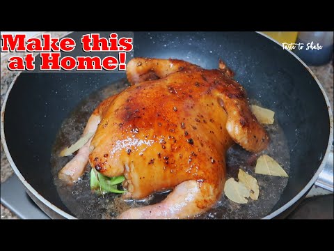 Recipe for whole chicken in a pan