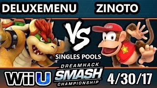 Dha 2017 Ssb4 - Eg | Zinoto (diddy Kong) Vs. Ug | Deluxemenu (bowser) Smash 4 - Smash Wii U