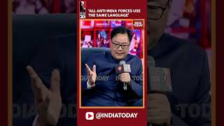 Kiren Rijiju Takes Jibe At Rahul 'All Anti-India Forces Use Same Language| India Today Conclave 2023