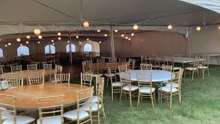 40x80 High Peak Wedding Tent