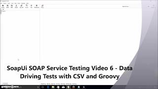 SoapUi Soap Service Testing Video Six - Creating Data Driven Tests With Groovy and CSV