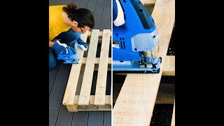 Transform any wooden pallet into new, nice-looking furniture!