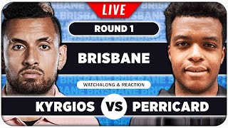 KYRGIOS vs PERRICARD • ATP Brisbane 2025 • LIVE Tennis Play by Play Stream