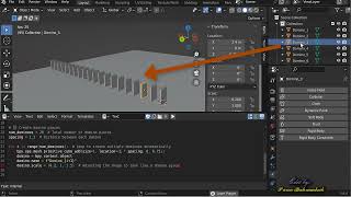 "Blender Python Scripting for Beginners | Installation, Basics & Physics" Num 02 Creating a Domino