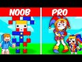 NOOB vs PRO: AMAZING DIGITAL CIRCUS Build Challenge!