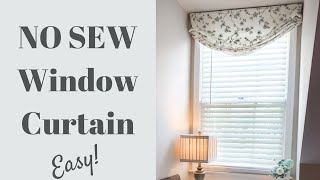 DIY Curtains | No Sew | Home Decor