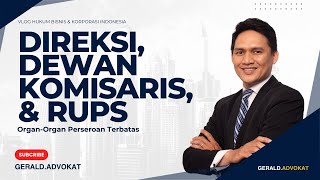 Direksi, Dewan Komisaris, \u0026 RUPS | Organ Perseroan Terbatas #hukum #lawyer #pengacara