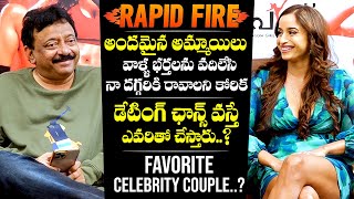 Rapid F!RE Round With Ram Gopal Varma And Pooja Bhalekar | Ladiki Movie Interview | NewsQube