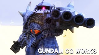 3DCGでGundam Fan Movie『グフ乱射!!』【GUNDAM CG FACTORY】