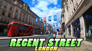 Regent Street Walking Tour || London - England (4k)